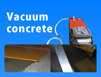 Vacuum concrete