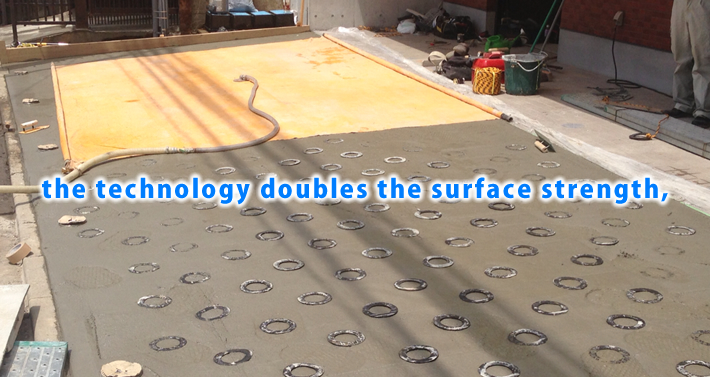 the technology doubles the surface strength,