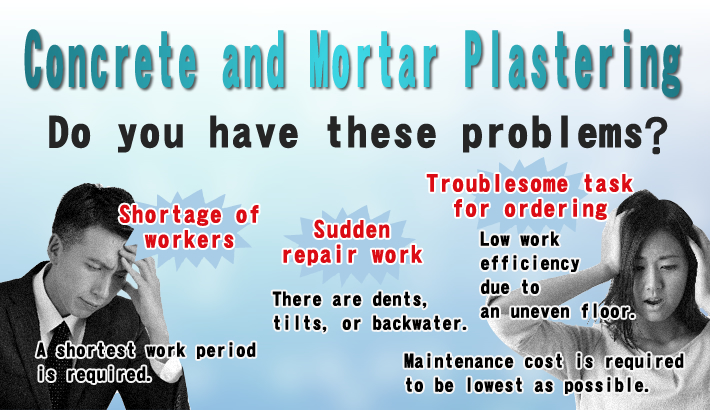 Concrete and mortar plastering: Do you have any problem like this!?